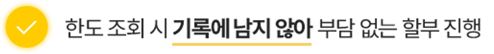 한도조회시 기록에 남지않아