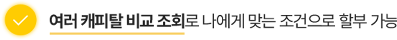 여러 캐피탈 비교 조회